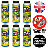 6X Pestshield Move It Cat & Dog Repellent Powder 240g Pet supplies